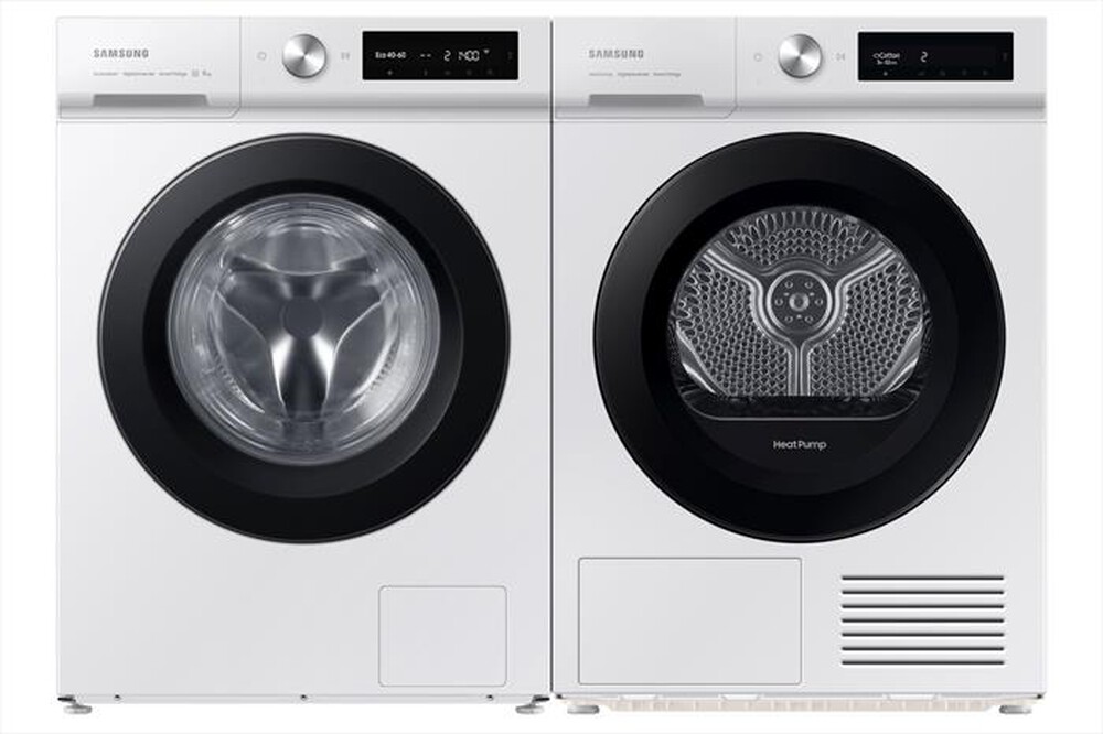 Immagine del prodotto SAMSUNG - Asciugatrice DV90BB5245AWS3 9Kg Classe C-Bianco obl&ograve; black