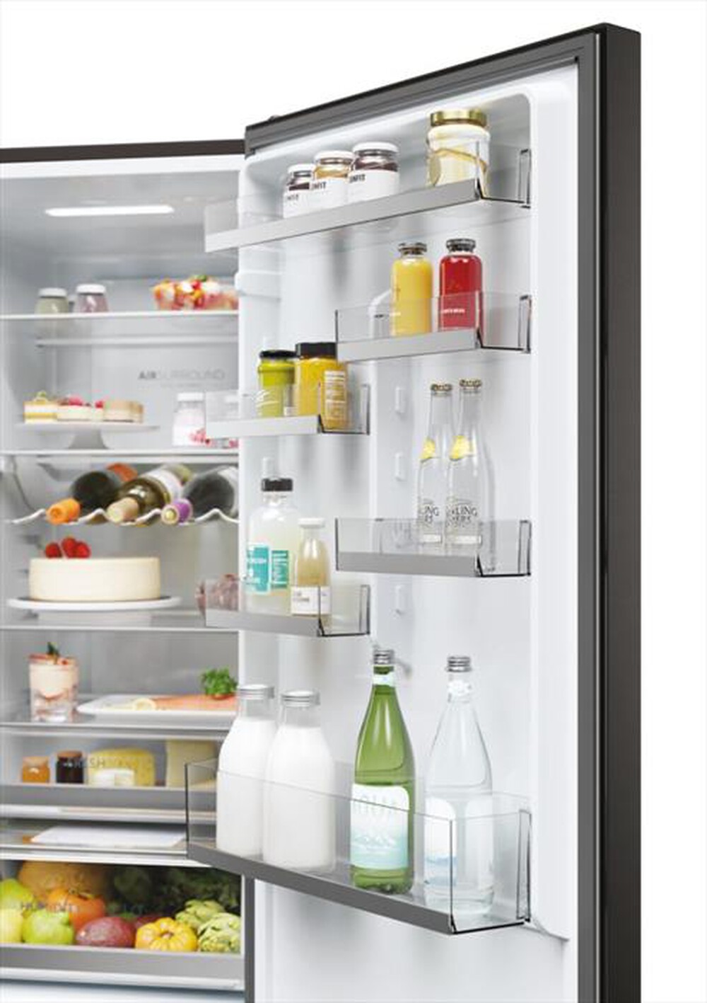 "HAIER - Frigorifero combinato HDW5620CNPD Classe C 377 lt-Argento"