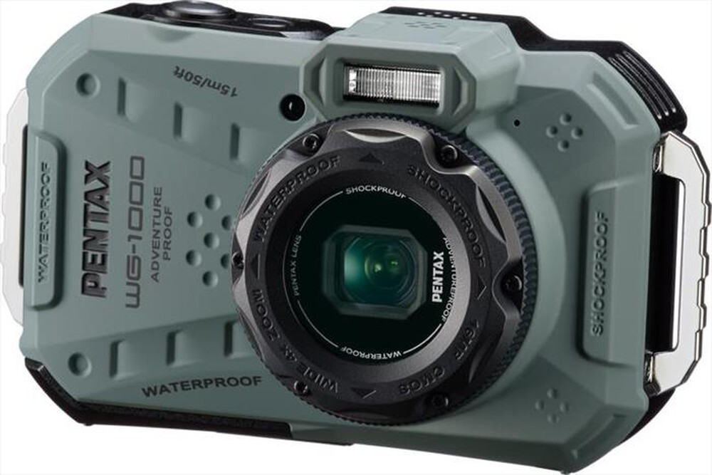 "PENTAX - Fotocamera compatta WG-1000-Olive"