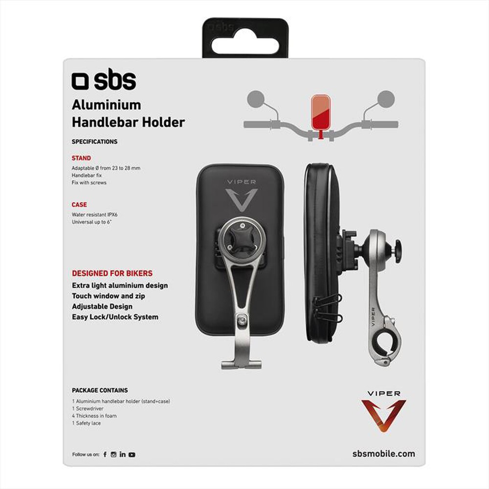 "SBS - TEMOTOHOLDERK-NERO"
