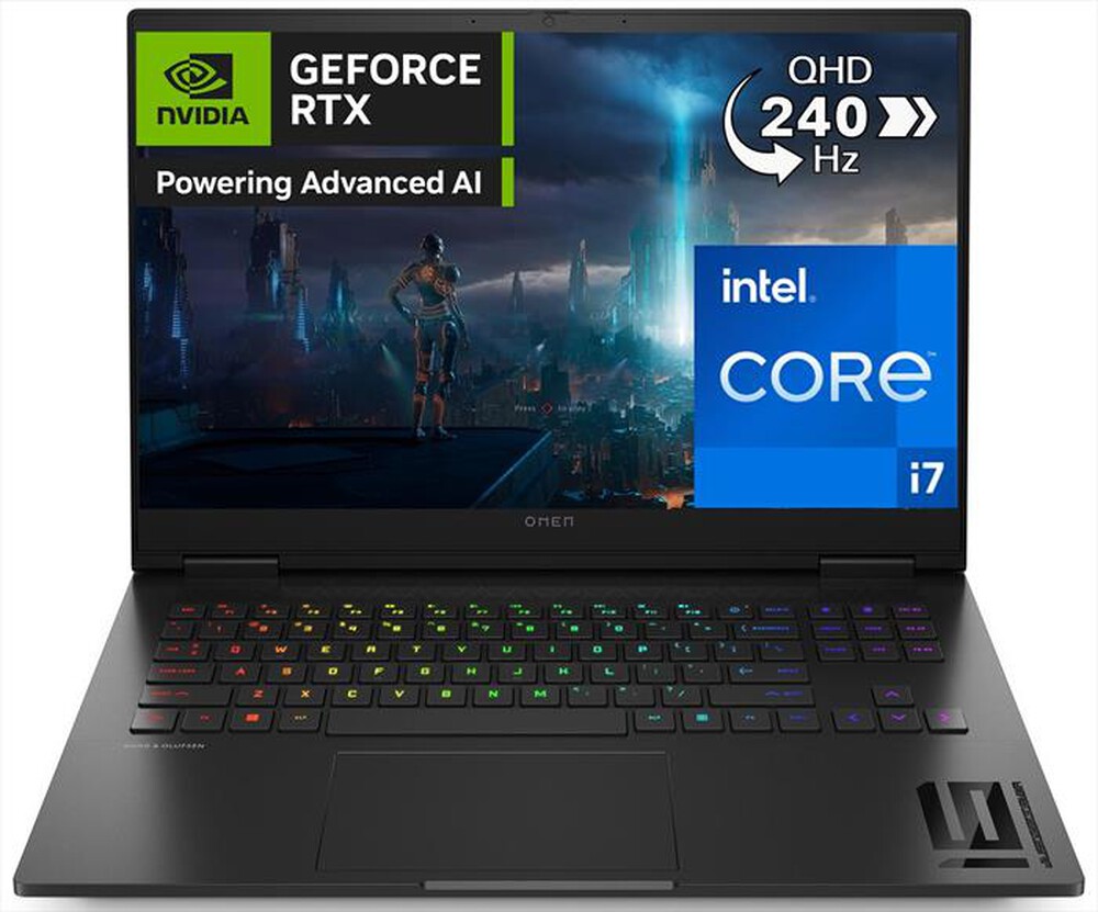 "HP - Notebook OMEN 16-WF0002NL-Shadow Black"