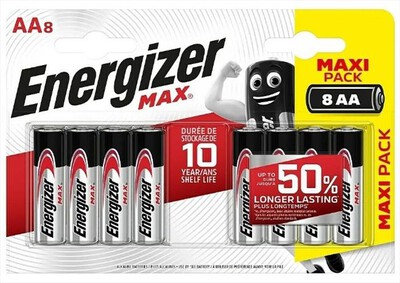 ENERGIZER - Batterie MAX ALK AA CHP8