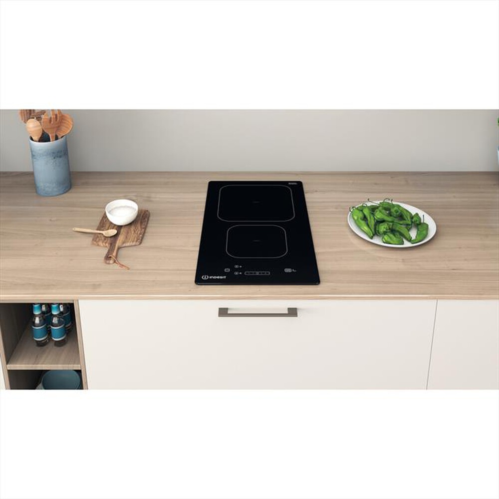 "INDESIT - Piano cottura elettrico IS19Q30NE 28,4 cm-Nero"