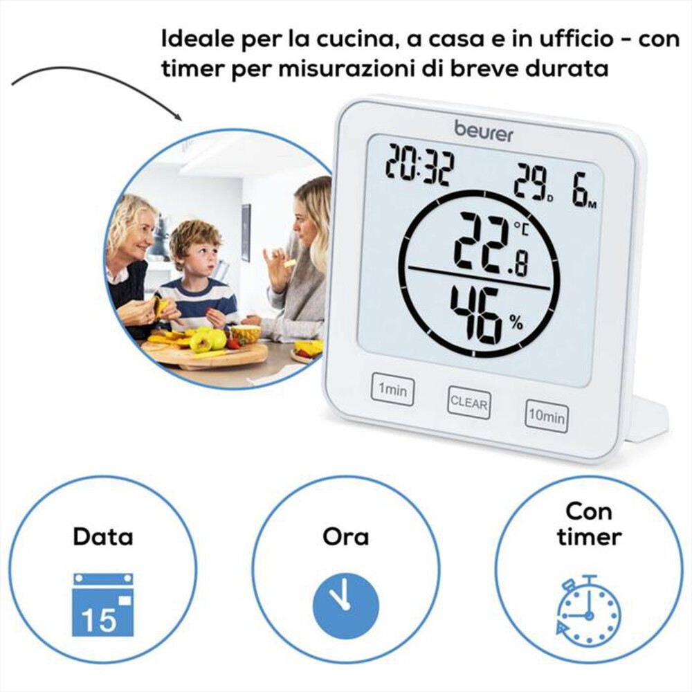 Immagine del prodotto BEURER - Termoigrometro HM 22-Bianco
