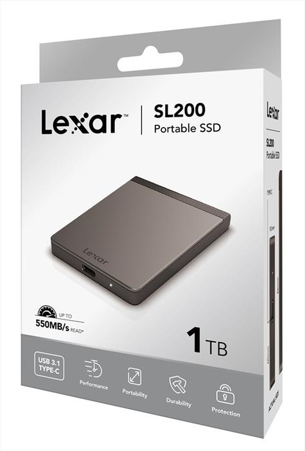 "LEXAR - SSD 1TB SL200-Grigio"