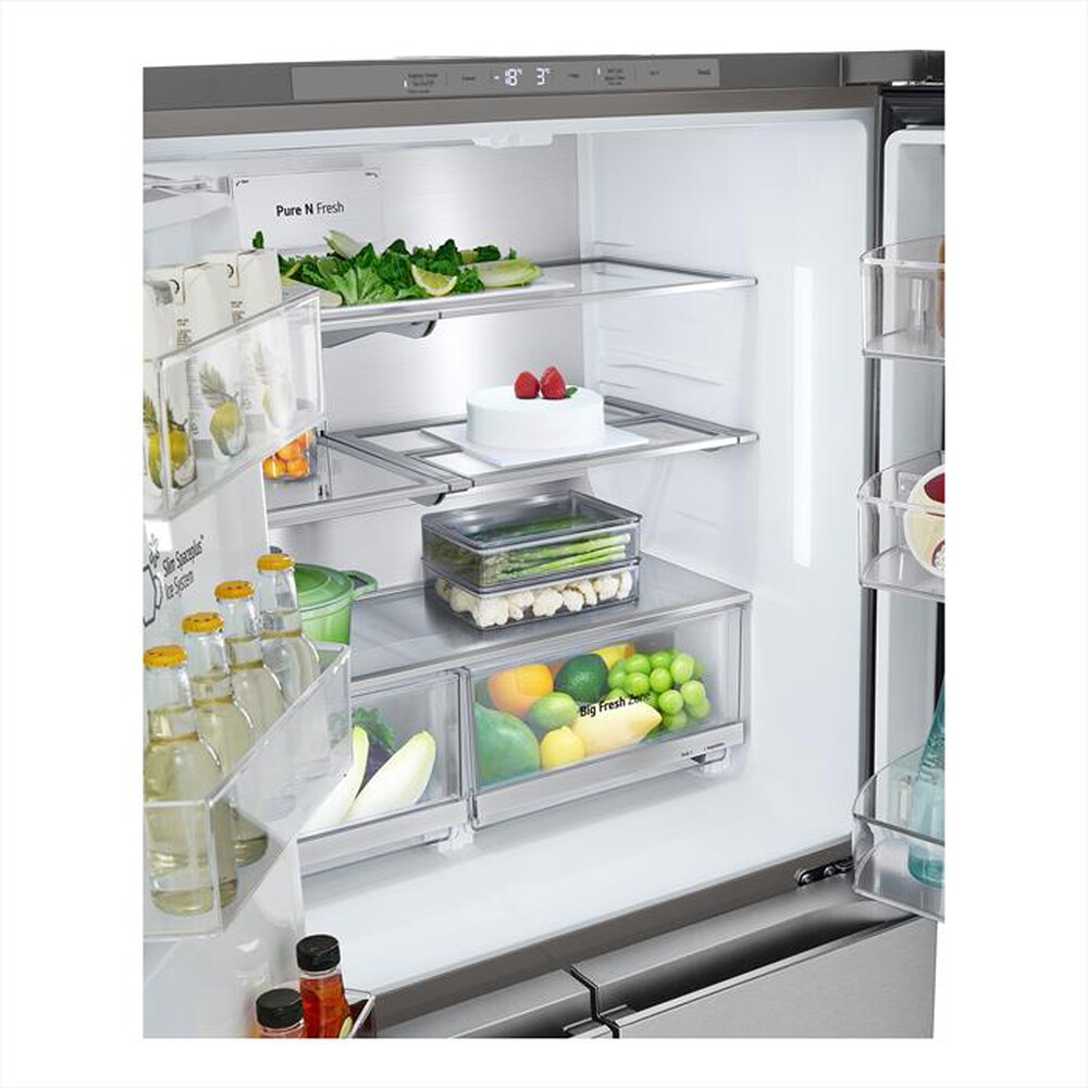 Immagine del prodotto LG - Frigorifero 4 porte GMG960MBJE Classe E 638L-Argento