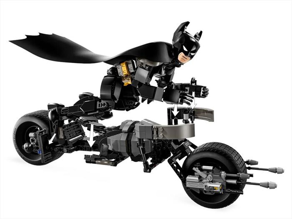 Immagine del prodotto LEGO - Personaggio costruibile di Batman con BatPod-76273-Multicolore