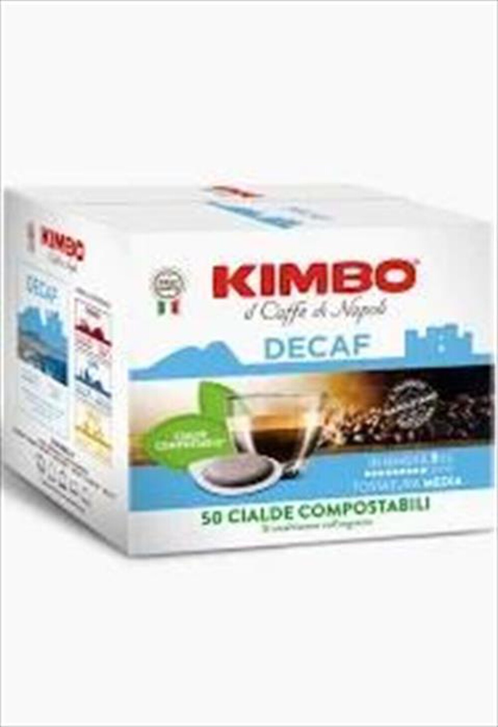 "KIMBO - 014300 CIALDA COMPOSTABILE 50PZ. DECAFFEINAT-Multicolore"