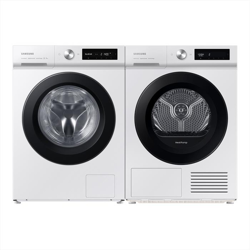 "SAMSUNG - Asciugatrice DV90BB5245AWS3 9 Kg Classe A+++-bianco oblò black"
