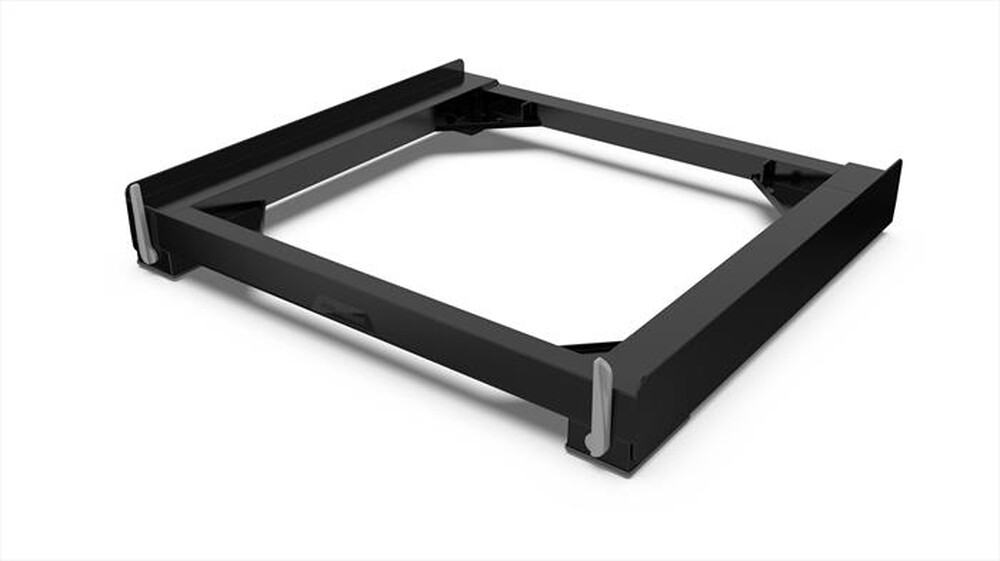 "MELICONI - Base con ruote e freni antivibrazione BASE MOVE-Tecnopolimero nero, leve freni"