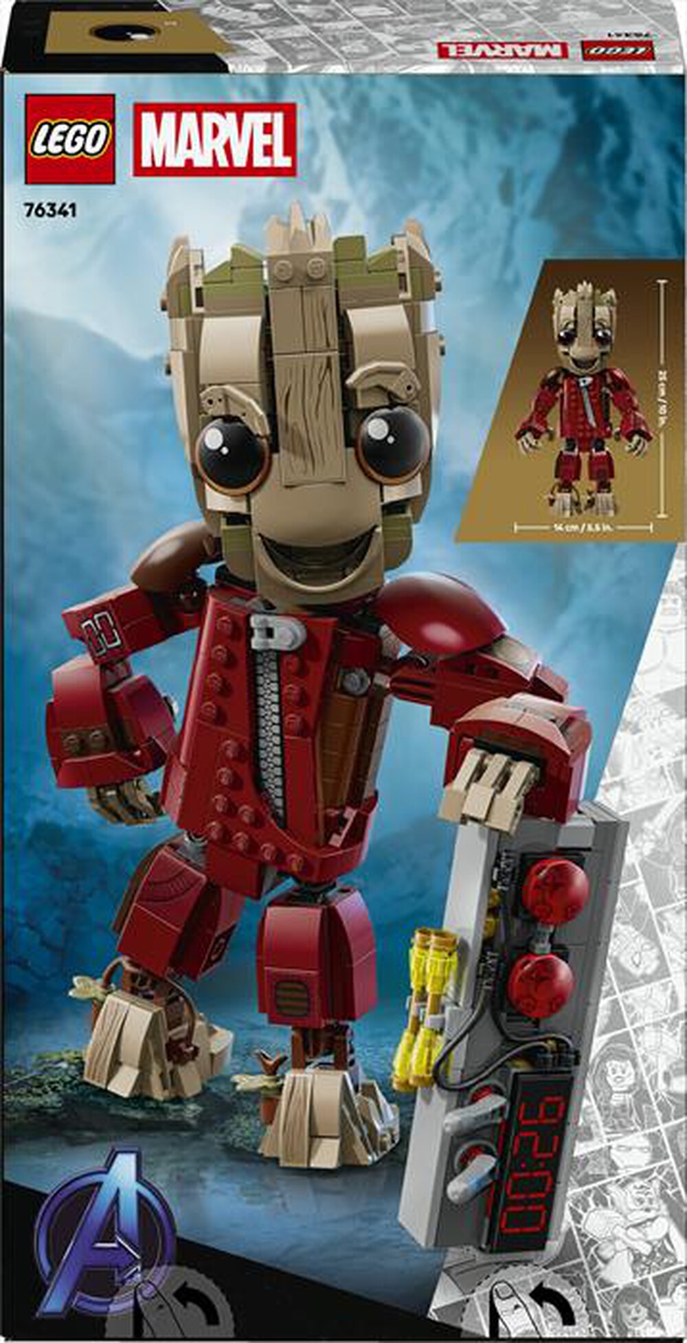 Immagine del prodotto LEGO - 76341 - GROOT IN TUTA DA RAVAGER-Multicolore