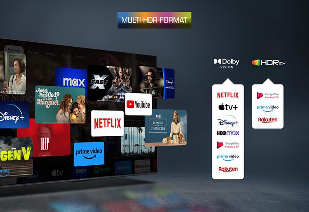 Immagine del prodotto TCL - Smart TV Q-LED UHD 4K 43" 43C69B-Titanium