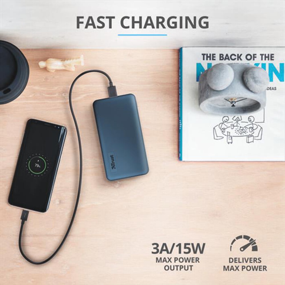 Immagine del prodotto TRUST - PRIMO POWERBANK 5.000 BLUE-Blue