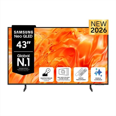 SAMSUNG - Smart TV Mini LED UHD 4K 43" QE43QN70HAUXZT-Titan Gray