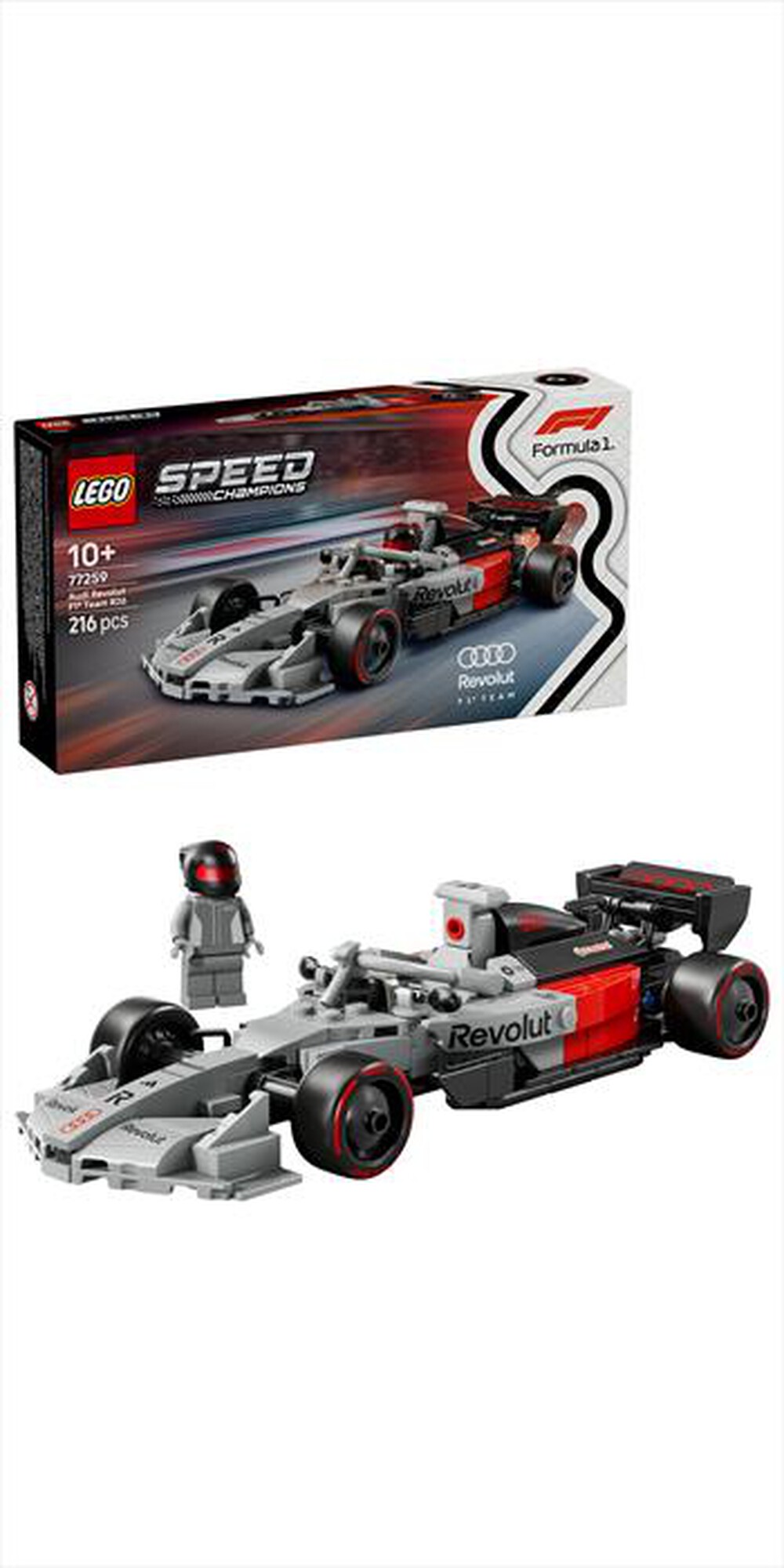 Immagine del prodotto LEGO - SPEED Auto da corsa Audi Revolut F1 Team R26-77259-Multicolore