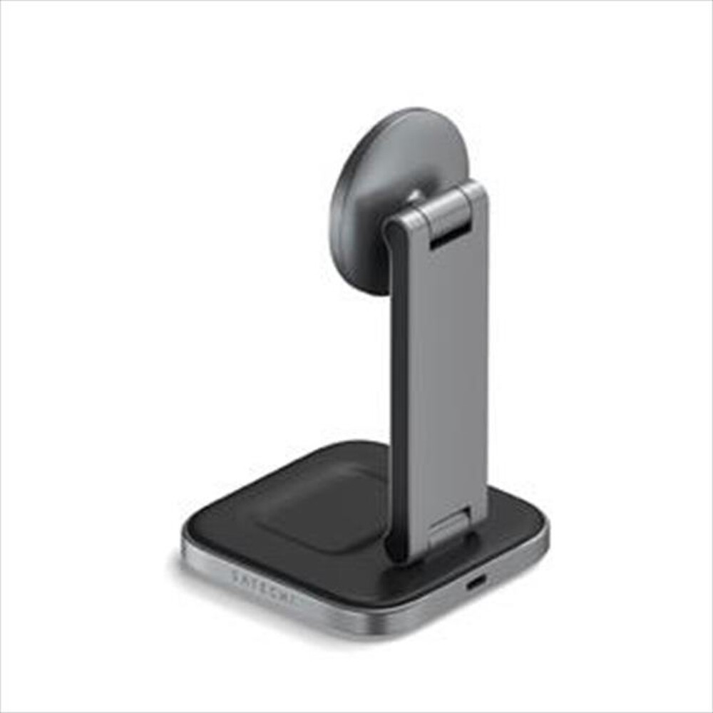 "SATECHI - STAND DI RICARICA WIRLESS 2 IN 1 PIEGHEVOLE-Nero"