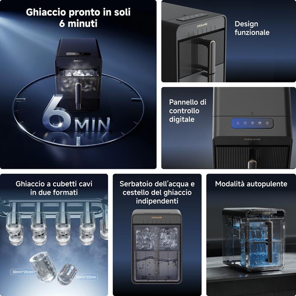 Immagine del prodotto DREAME - Fabbricatore di ghiaccio BULLET VIM