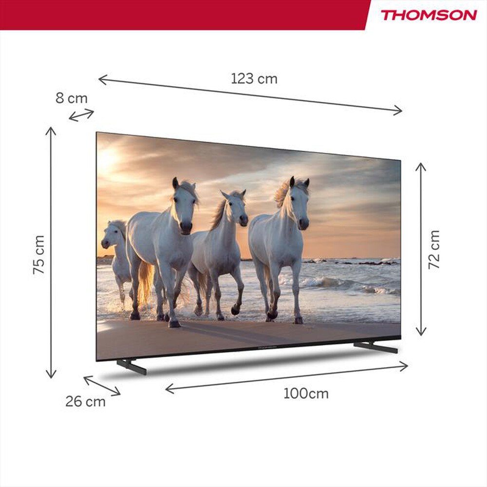 "THOMSON - Smart TV LED UHD 4K 55\" 55UA5S13-Nero"