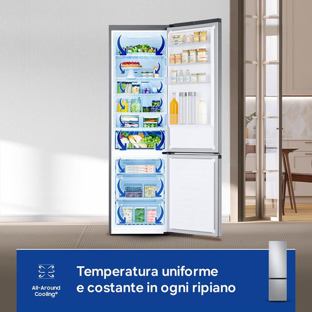Immagine del prodotto SAMSUNG - Frigorifero combinato RB38C600DSA/EF ClasseD 390lt-SILVER INOX