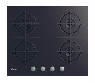 CANDY - Piano cottura a gas CVG6B 59,5 cm-Nero