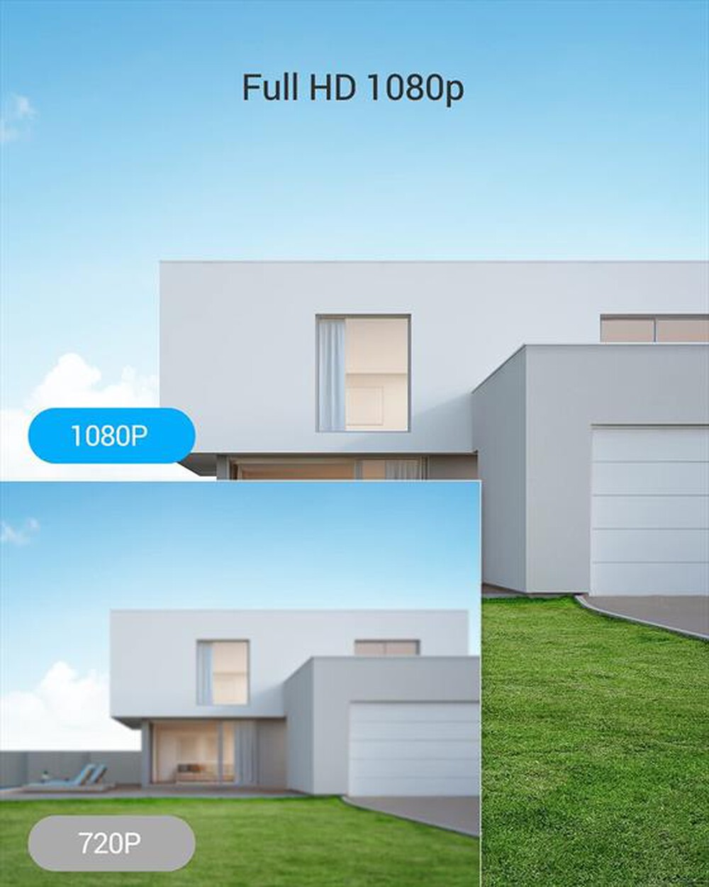 "EZVIZ - Telecamera Smart da Esterno WiFi C3TN COLOR-Bianco"