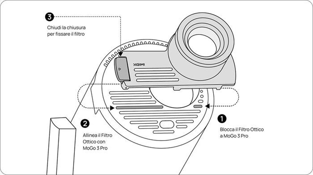 "XGIMI - Filtro ottico creativo CREATIVE OPTICAL FILTER-Bianco"