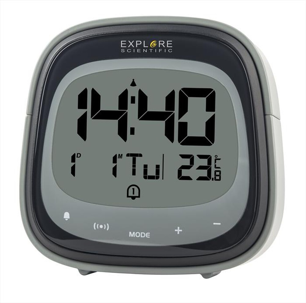 Immagine del prodotto EXPLORE SCIENTIFIC - RDC3006 OROLOGIO SVEGLIA TOUCH KEY-GREY