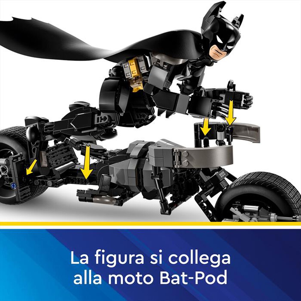 Immagine del prodotto LEGO - SUPER HEROES Personaggio Batman con Bat-Pod 76273