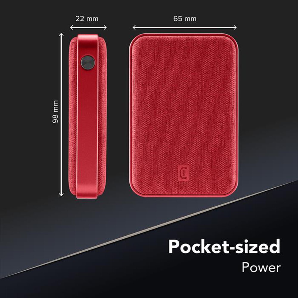 Immagine del prodotto CELLULARLINE - POWER BANK GLAM-Rosso