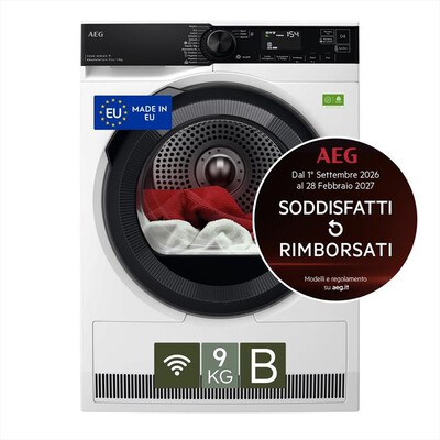 AEG - Asciugatrice TR9HH9BY 9Kg Classe B-Bianco