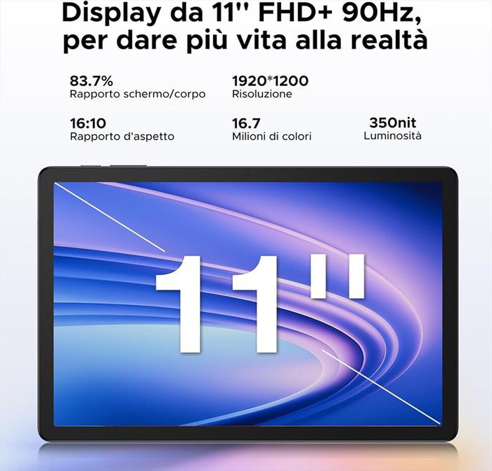 Immagine del prodotto DOGEE - Tablet 11 Pollici Android 16 TAB G6+-nebula grey
