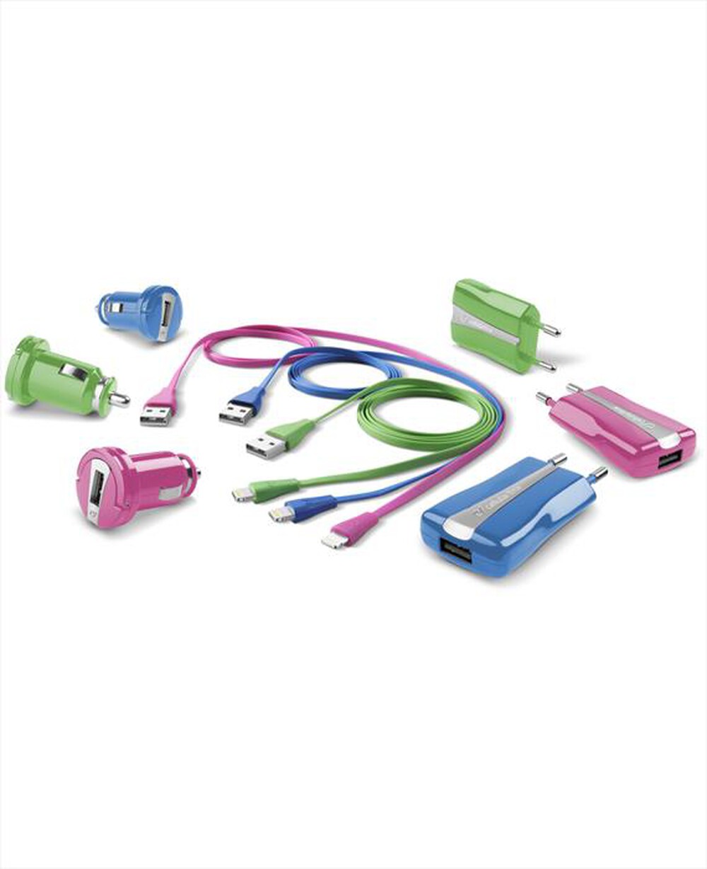 Immagine del prodotto CELLULARLINE - USB Compact Charger ACHUSBCOMPACTCG-Verde