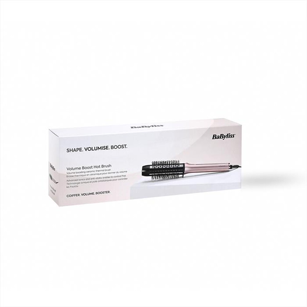 Immagine del prodotto BABYLISS - Ferro con spazzola HSB200E-NERO/ROSA