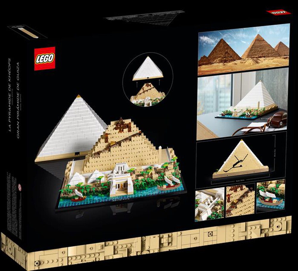 "LEGO - ARCHITECTURE LA GRANDE PIRAMIDE DI GIA - 21058"