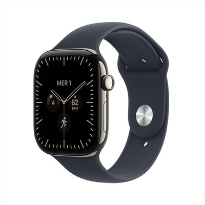 APPLE - Watch Series 12 GPS + Cellular 46mm Titanio-Sport Band Blu marino - M/L