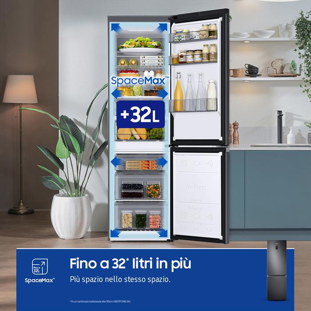 Immagine del prodotto SAMSUNG - Frigorifero combinato RB34C775CB1/EF ClasseC 344lt-ANTRACITE