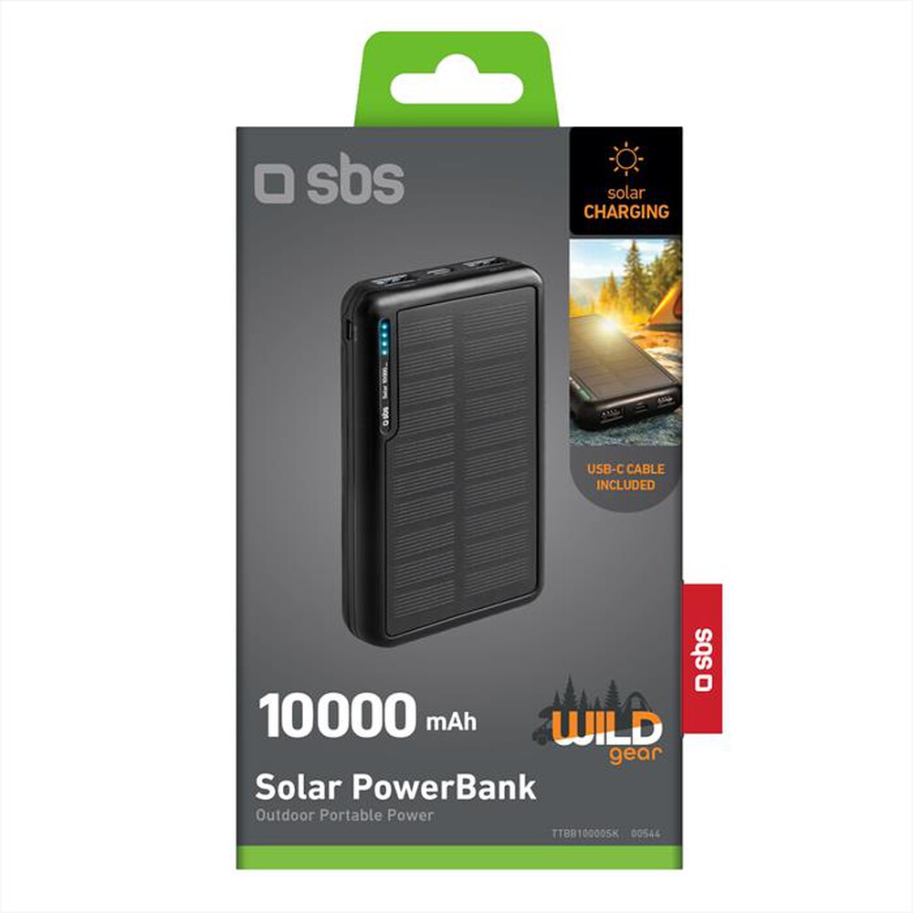 Immagine del prodotto SBS - Powerbank solare TTBB10000SK-Nero