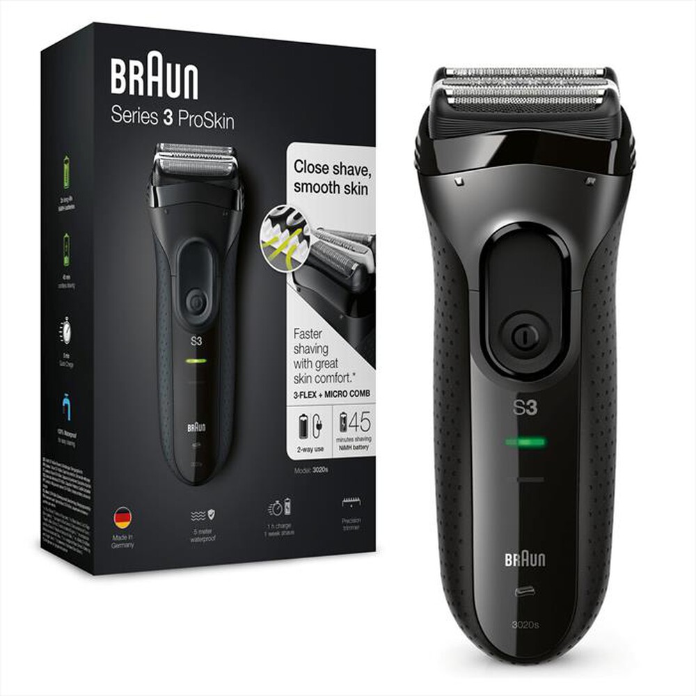 "BRAUN - SERIES 3 PROSKIN 3020S-NERO"