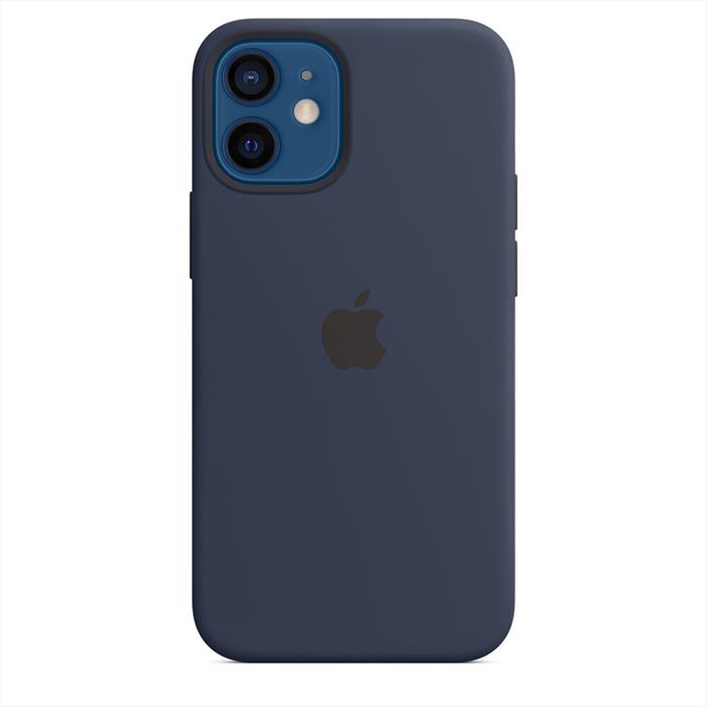 "APPLE - Custodia MagSafe in silicone per iPhone 12 Mini-Deep Navy"