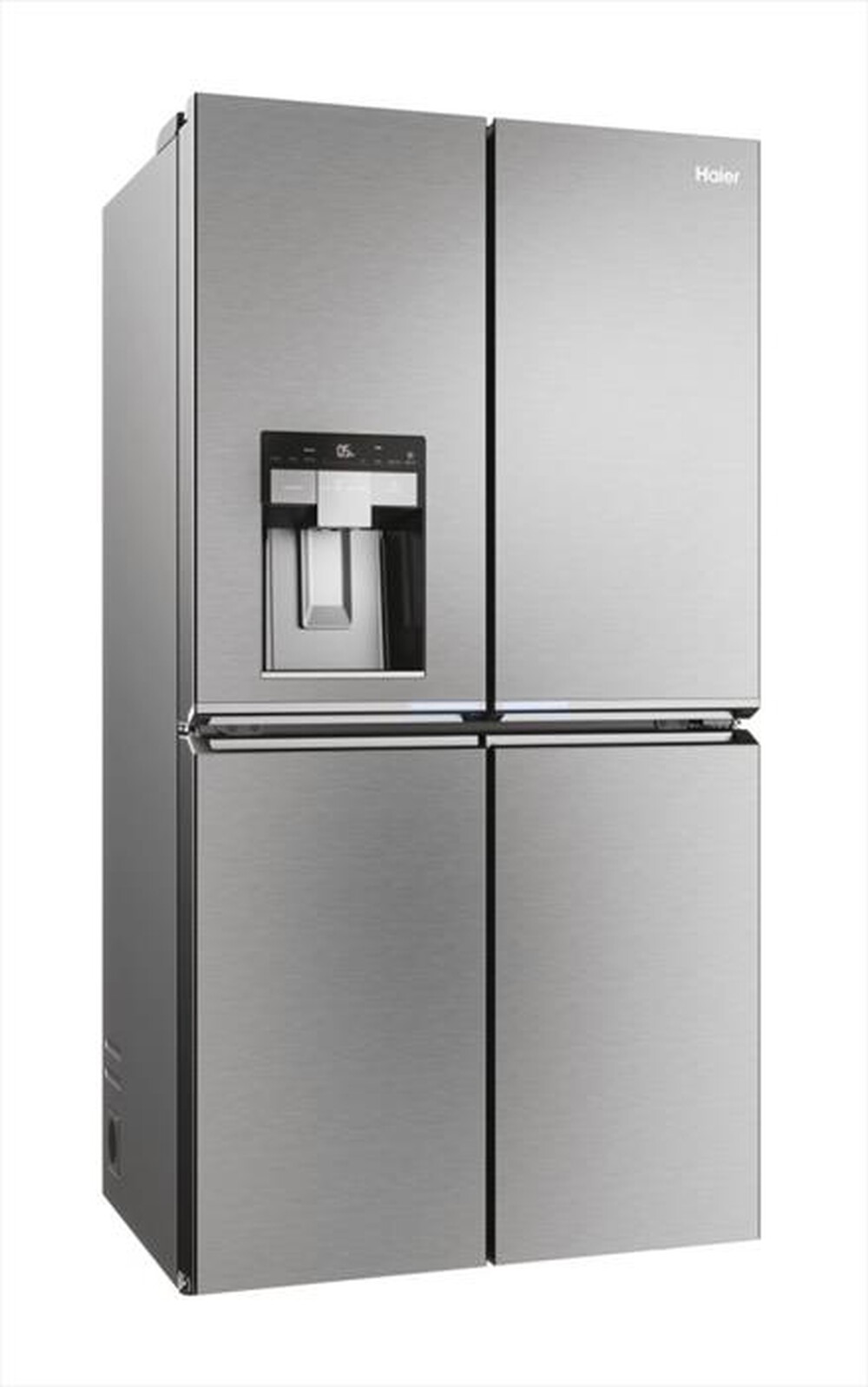 "HAIER - Frigorifero side by side HCR7918EIMP ClasseE 601lt-Platino, Acciaio inossidabile"