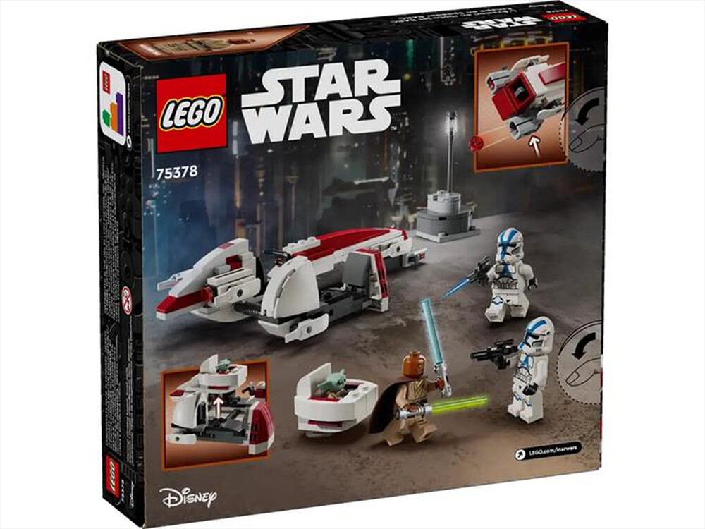 "LEGO - La fuga del BARC Speeder - 75378-Multicolore"