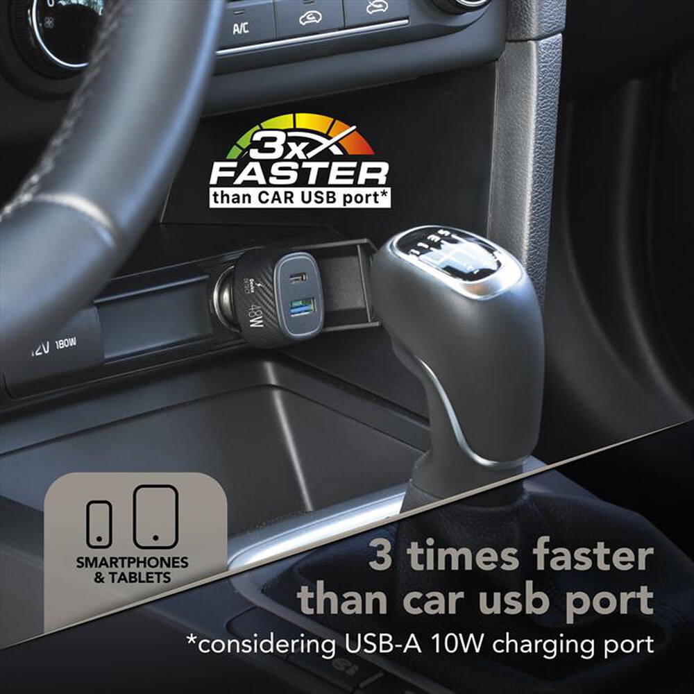 Immagine del prodotto CELLULARLINE - CAR MULTIPOWER ULTRA-Black