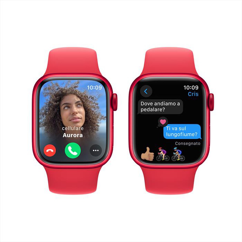 "APPLE - Watch Series 9 GPS Cassa 41mm - S/M-(PRODUCT)RED"