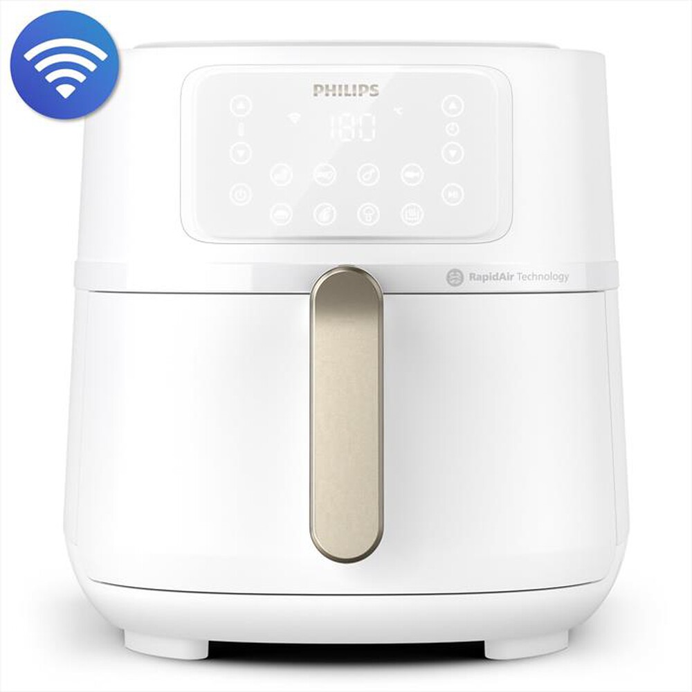 "PHILIPS - FRIGGITRICE AIRFRYER SERIE 5000 DA 7.2L HD9285/00-Bianco"