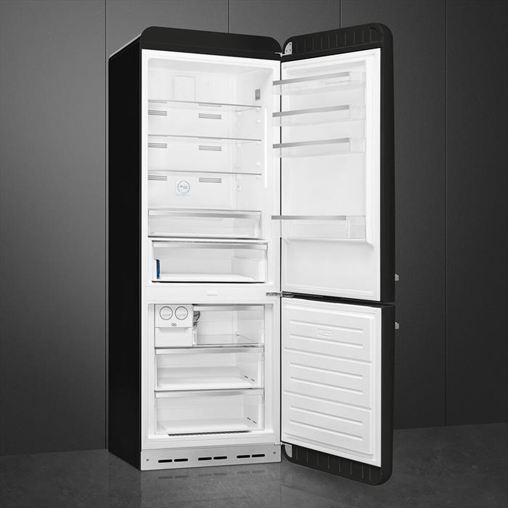 "SMEG - Frigorifero combinato FAB38RBL5 Classe E-Nero"