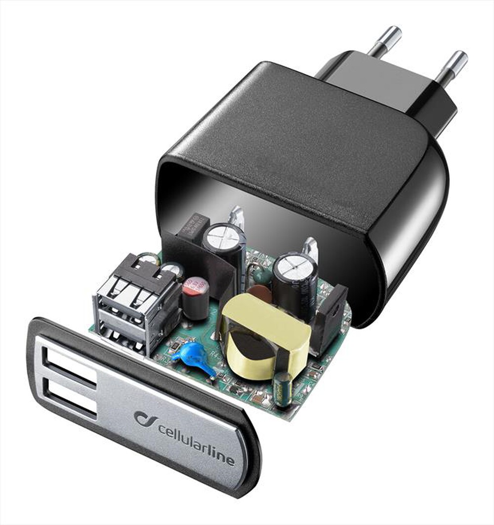 Immagine del prodotto CELLULARLINE - Dual USB Charger-Nero