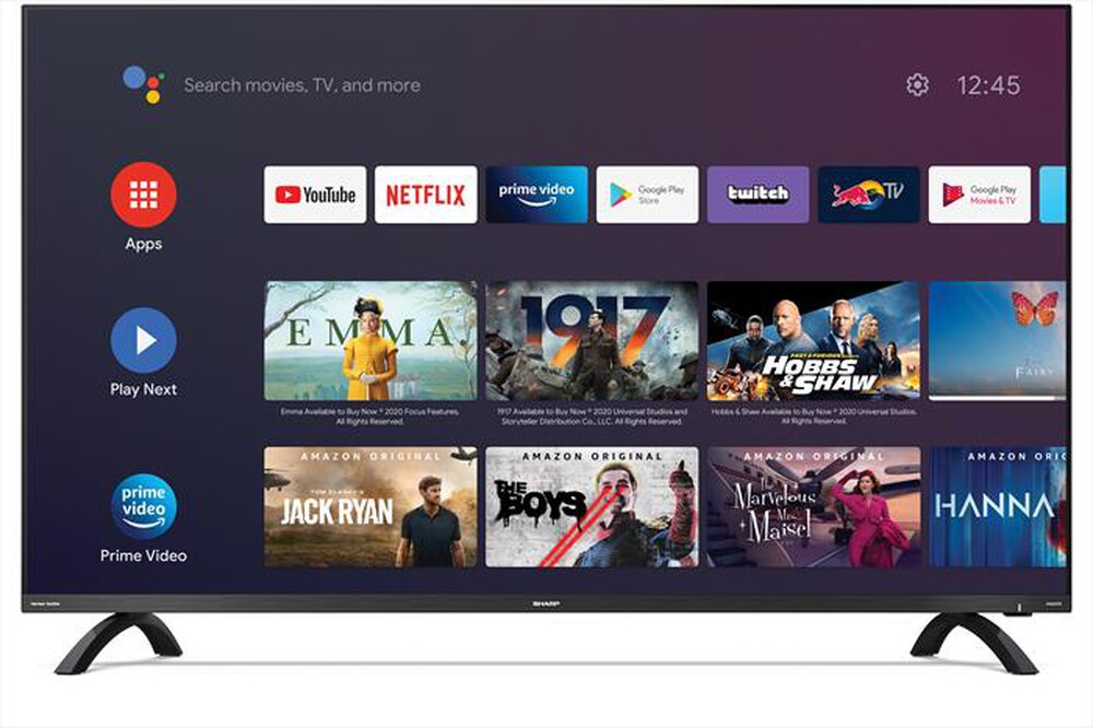 "SHARP - Smart TV LED ANDROID UHD 4K 50\" 50DL2EA-Nero"