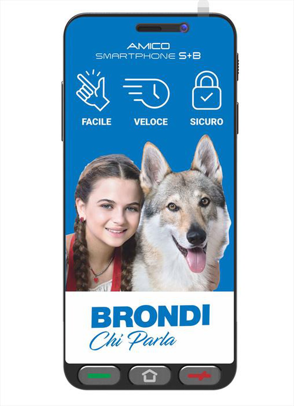 "BRONDI - AMICO SMARTPHONE S+B-NERO"