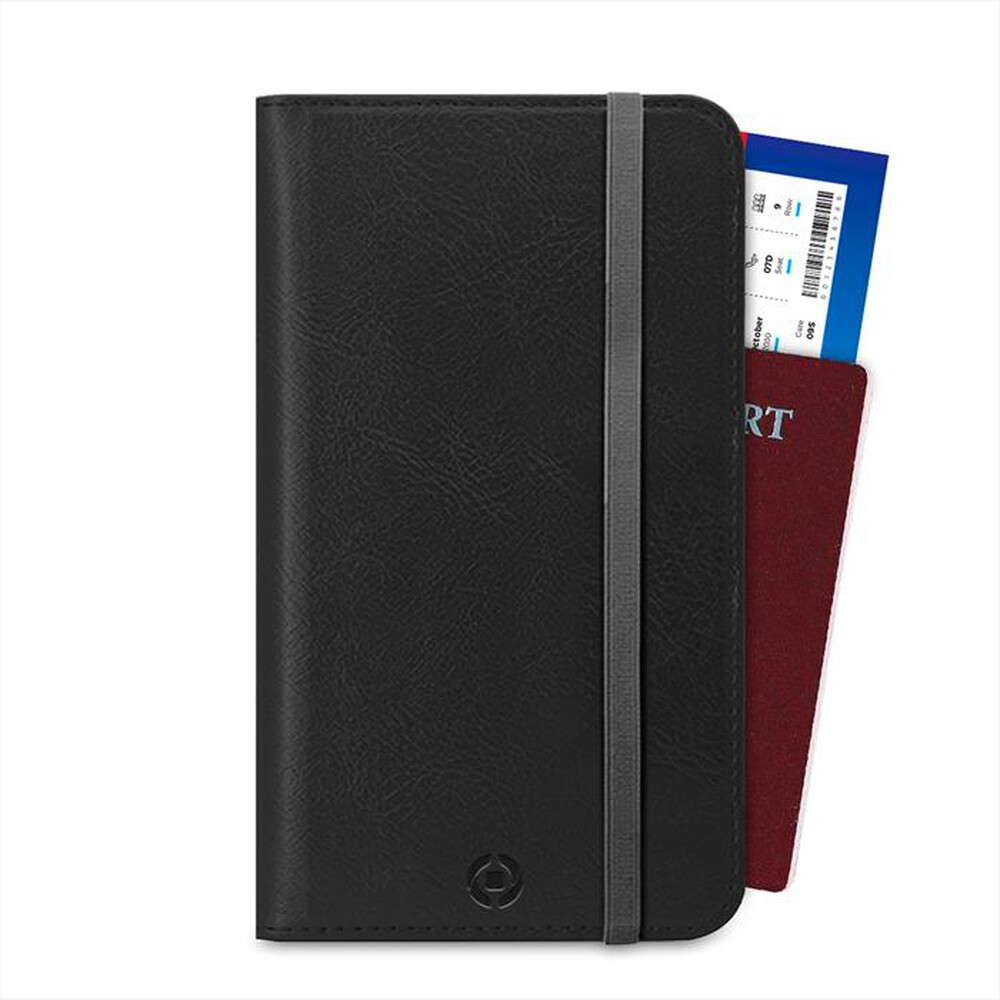 "CELLY - PASSPORTDBK - PORTADOCUMENTI MAGNETICO DUOMO-NERO/SIMILPELLE"