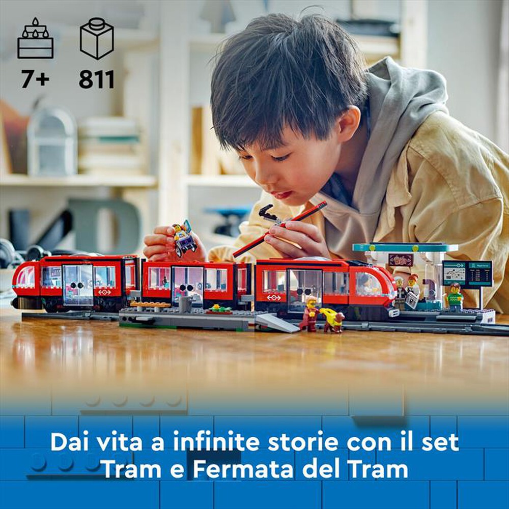 Immagine del prodotto LEGO - CITY TRAINS Tram e fermata del tram 60423